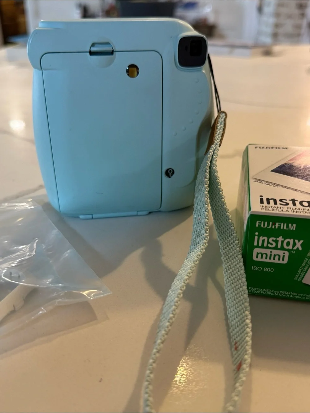 Fujifilm Instax Mini 9 Instant Camera - Light Blue/Mint